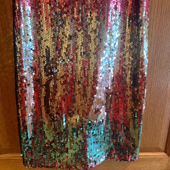 Express | Gradient Sequin Dress - Picture 5 of 8
